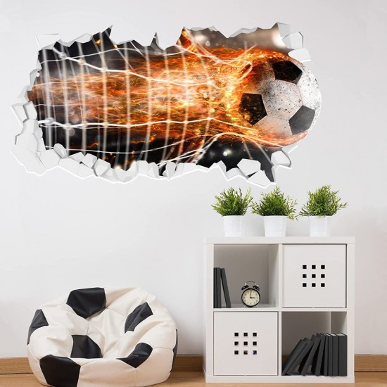 Sticker decorativ cu Fotbal, 85 cm, 1125STK Sticker decorativ cu Fotbal, 85 cm, 1125STK