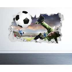 Sticker decorativ cu Fotbal, 85 cm, 1126STK