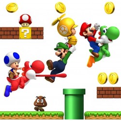 Sticker decorativ cu Mario, 100 cm, 1104STK