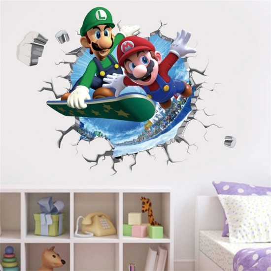 Sticker decorativ cu Mario, 50 cm, 1102STK