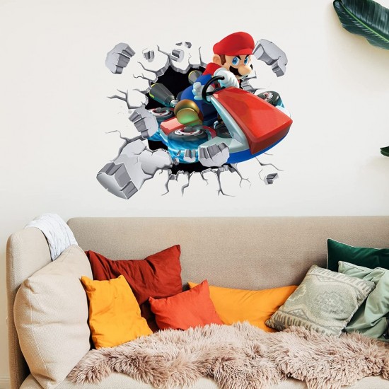 Sticker decorativ cu Mario, 50 cm, 1109STK