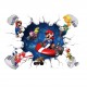 Sticker decorativ cu Mario, 60 cm, 1106STK
