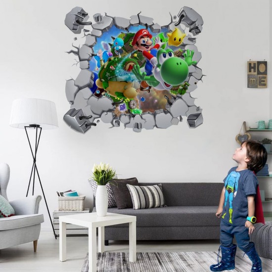 Sticker decorativ cu Mario, 60 cm, 1110STK