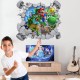 Sticker decorativ cu Mario, 60 cm, 1110STK