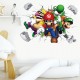 Sticker decorativ cu Mario, 70 cm, 1107STK