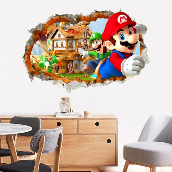 Sticker decorativ cu Mario, 80 cm, 1117STK