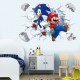 Sticker decorativ cu Mario si Sonic, 60 cm, 1100STK