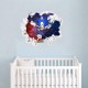 Sticker decorativ cu Sonic, 60 cm, 1115STK Sticker decorativ cu Sonic, 60 cm, 1115STK