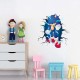 Sticker decorativ cu Sonic, 80 cm, 1119STK Sticker decorativ cu Sonic, 80 cm, 1119STK