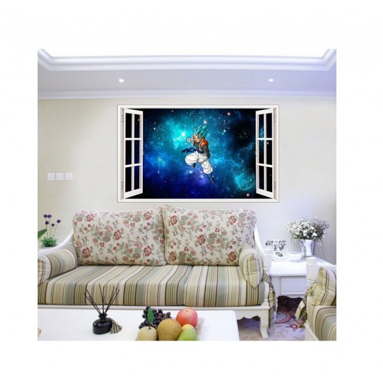 Sticker decorativ, fereastra 3D,  Dragon Ball, 85 cm, 1022STK