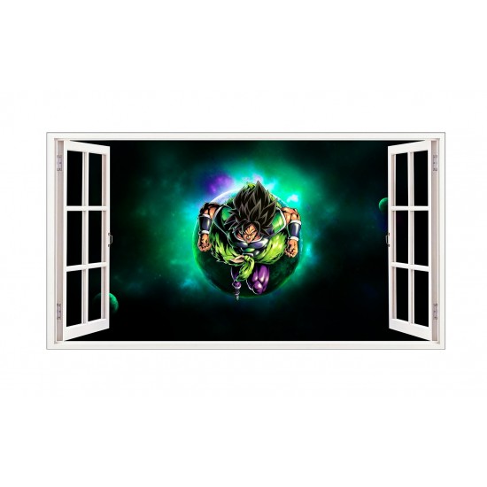 Sticker decorativ, fereastra 3D,  Dragon Ball, 85 cm, 1023STK