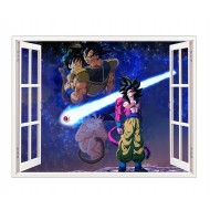 Sticker decorativ, fereastra 3D,  Dragon Ball, 85 cm, 1025STK