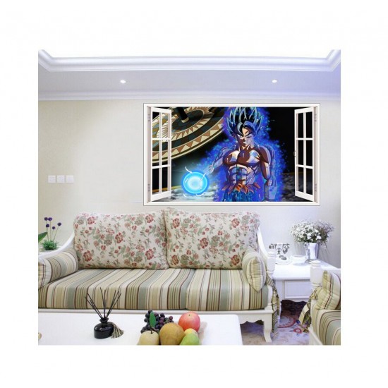 Sticker decorativ, fereastra 3D,  Dragon Ball, 85 cm, 1026STK