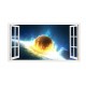 Sticker decorativ, fereastra 3D, Planeta, 85 cm, 1044STK Sticker decorativ, fereastra 3D, Planeta, 85 cm, 1044STK