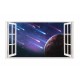 Sticker decorativ, fereastra 3D, Planeta, 85 cm, 1045STK Sticker decorativ, fereastra 3D, Planeta, 85 cm, 1045STK