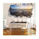 Sticker decorativ, gaura in perete 3D, 85 cm, 164STK-2
