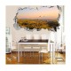 Sticker decorativ, gaura in perete 3D,  Baloane, 85 cm, 173STK-1