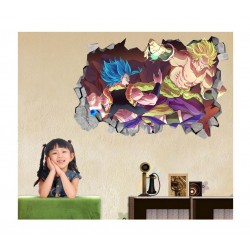 Sticker decorativ, gaura in perete 3D, Dragon Ball, 85 cm, 1021STK-1 Sticker decorativ, gaura in perete 3D, Dragon Ball, 85 cm, 1021STK-1