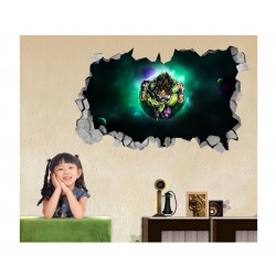 Sticker decorativ, gaura in perete 3D, Dragon Ball, 85 cm, 1023STK-2 Sticker decorativ, gaura in perete 3D, Dragon Ball, 85 cm, 1023STK-2