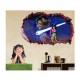 Sticker decorativ, gaura in perete 3D, Dragon Ball, 85 cm, 1025STK-1 Sticker decorativ, gaura in perete 3D, Dragon Ball, 85 cm, 1025STK-1