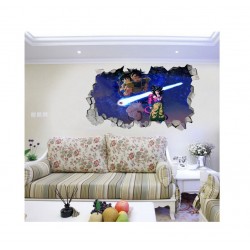 Sticker decorativ, gaura in perete 3D, Dragon Ball, 85 cm, 1025STK-2 Sticker decorativ, gaura in perete 3D, Dragon Ball, 85 cm, 1025STK-2