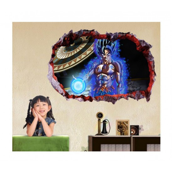 Sticker decorativ, gaura in perete 3D, Dragon Ball, 85 cm, 1026STK-1 Sticker decorativ, gaura in perete 3D, Dragon Ball, 85 cm, 1026STK-1