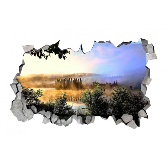 Sticker decorativ, gaura in perete 3D, Fauna, 85 cm, 161STK-2 Sticker decorativ, gaura in perete 3D, Fauna, 85 cm, 161STK-2