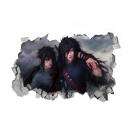 Sticker decorativ, gaura in perete 3D,  Naruto, 85 cm, 1028STK-2