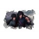 Sticker decorativ, gaura in perete 3D,  Naruto, 85 cm, 1028STK-2