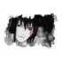 Sticker decorativ, gaura in perete 3D,  Naruto, 85 cm, 1030TK-1