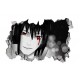 Sticker decorativ, gaura in perete 3D,  Naruto, 85 cm, 1030TK-1
