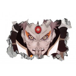 Sticker decorativ, gaura in perete 3D,  Naruto, 85 cm, 1053STK-2