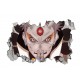 Sticker decorativ, gaura in perete 3D,  Naruto, 85 cm, 1053STK-2