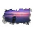 Sticker decorativ, gaura in perete 3D,  Ocean, 85 cm, 179STK-1