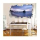 Sticker decorativ, gaura in perete 3D, Plaja, 85 cm, 168STK-1 Sticker decorativ, gaura in perete 3D, Plaja, 85 cm, 168STK-1