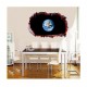Sticker decorativ, gaura in perete 3D, Planeta, 85 cm, 1038STK-2 Sticker decorativ, gaura in perete 3D, Planeta, 85 cm, 1038STK-2