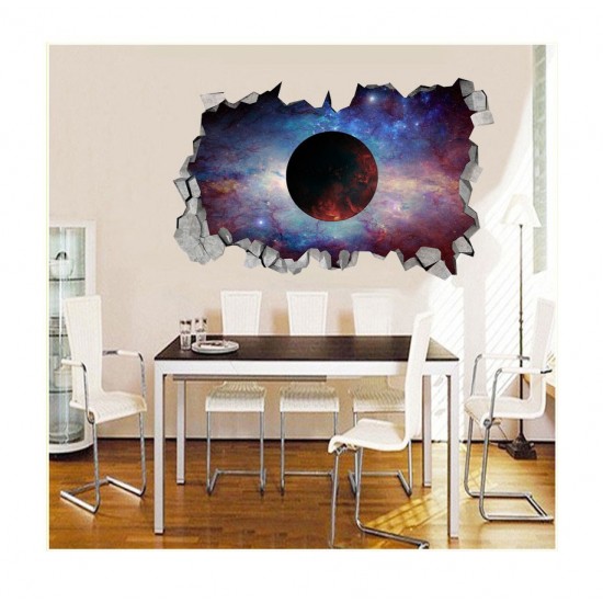 Sticker decorativ, gaura in perete 3D, Planeta, 85 cm, 1043STK-2 Sticker decorativ, gaura in perete 3D, Planeta, 85 cm, 1043STK-2
