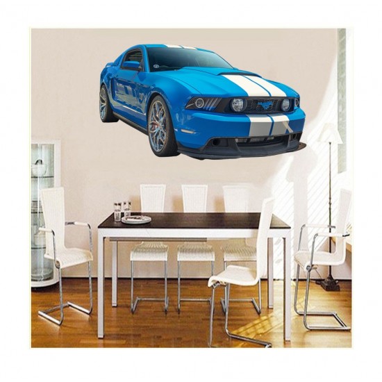 Sticker decorativ masina,  3D, 80 cm, 1011STK-3