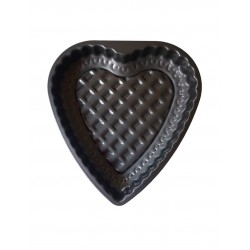 Tava de copt pentru placinta, Inima, 28 cm, 353COF