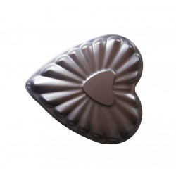 Tava de copt pentru placinta, Inima, 28 cm, 354COF