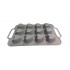 Tava din silicon, 12 Inimioare, 37 cm, CooKstyle, 128COF