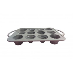 Tava din silicon, 12 cavitati, 37 cm, CooKstyle, 132COF