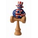Kendama din lemn natural, Bila lemn + Sticker Waterproof USA pentru telefon, 176KD Kendama din lemn natural, Bila lemn + Sticker Waterproof USA pentru telefon, 176KD
