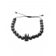 Bratara cu pietre naturale, Onix, Black Crown, A4B139