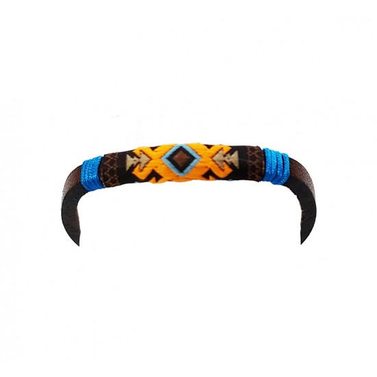 Bratara din piele ecologica, Multicolor, A4B159 Bratara din piele ecologica, Multicolor, A4B159