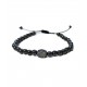 Bratara cu pietre naturale, Onix, Black Charm cu Zirconiu, A4B167