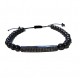 Bratara cu pietre naturale, Onix, Black Stone, A4B170