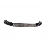 Bratara cu pietre naturale, Onix, Black Stone, A4B170