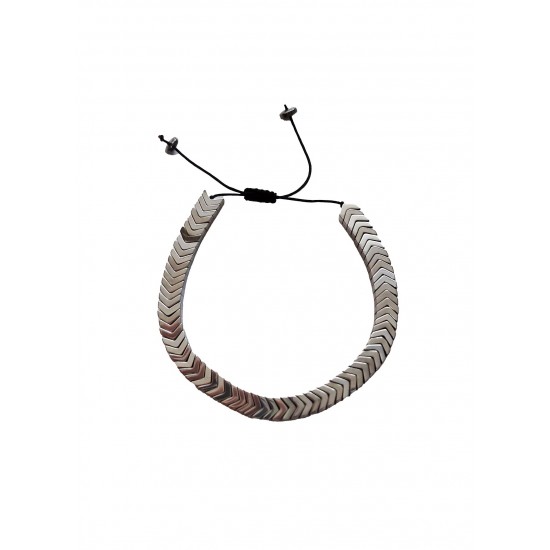 Bratara cu pietre naturale, Onix, Silver Stone, A4B144 Bratara cu pietre naturale, Onix, Silver Stone, A4B144