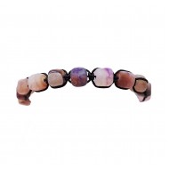 Bratara cu snur ajustabil, Amethyst Stone, A4B132